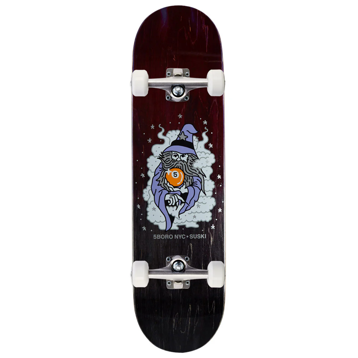 5Boro Suski 5Ball Wizard Skateboard Complete - 8.50"