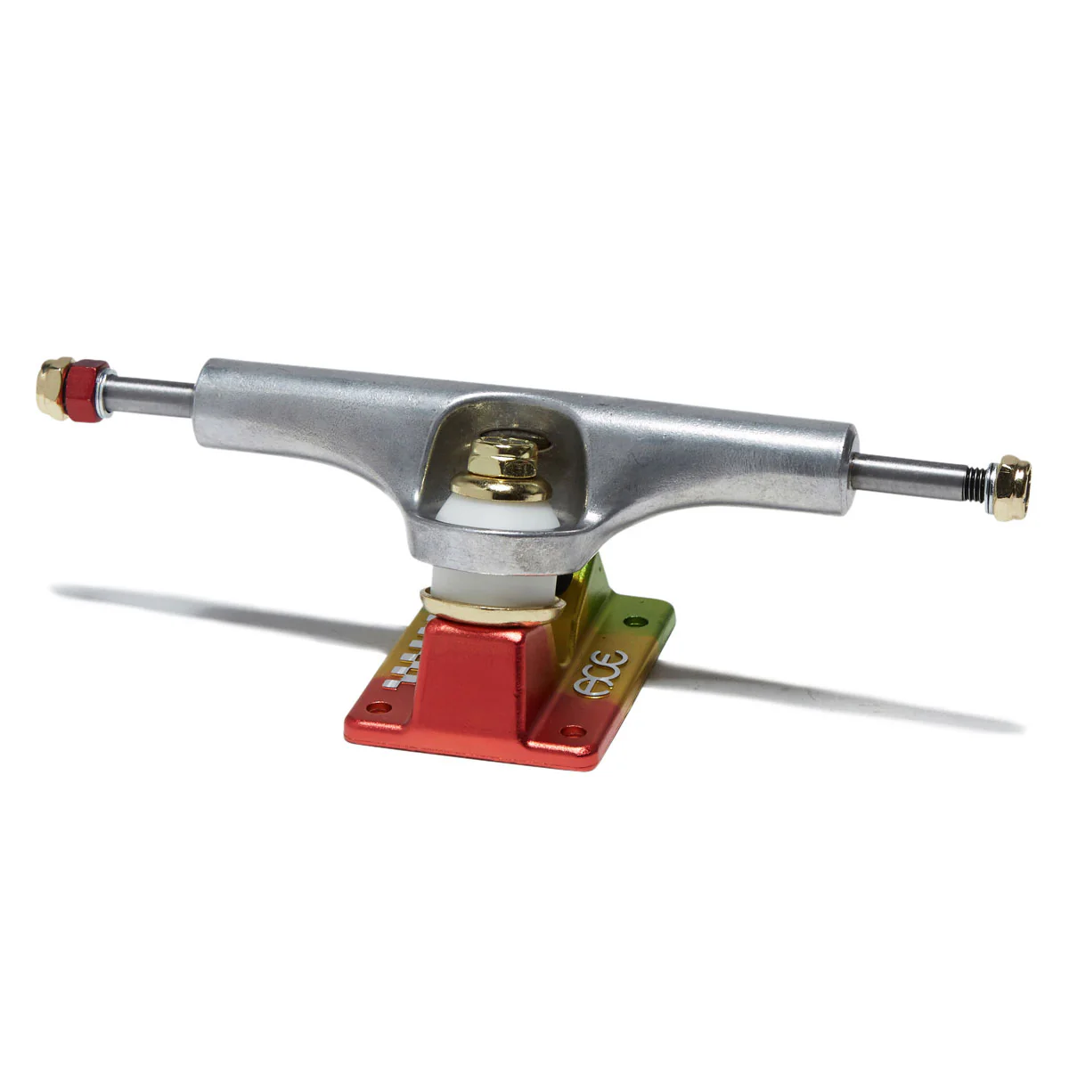 Ace AF1 Skateboard Trucks - Polished/Rasta - 44 - Image 2