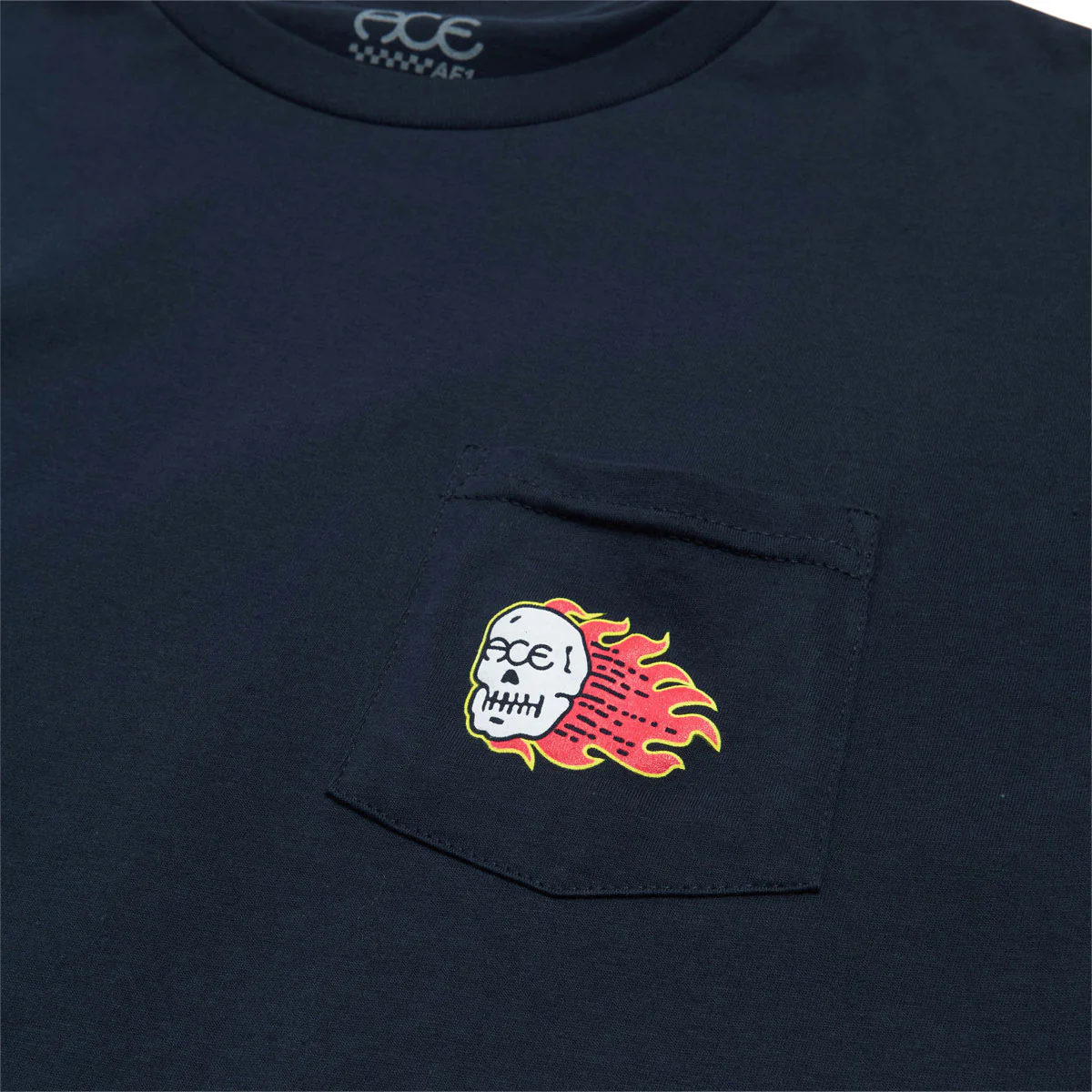 Ace Combust Pocket T-Shirt - Navy - Image 2