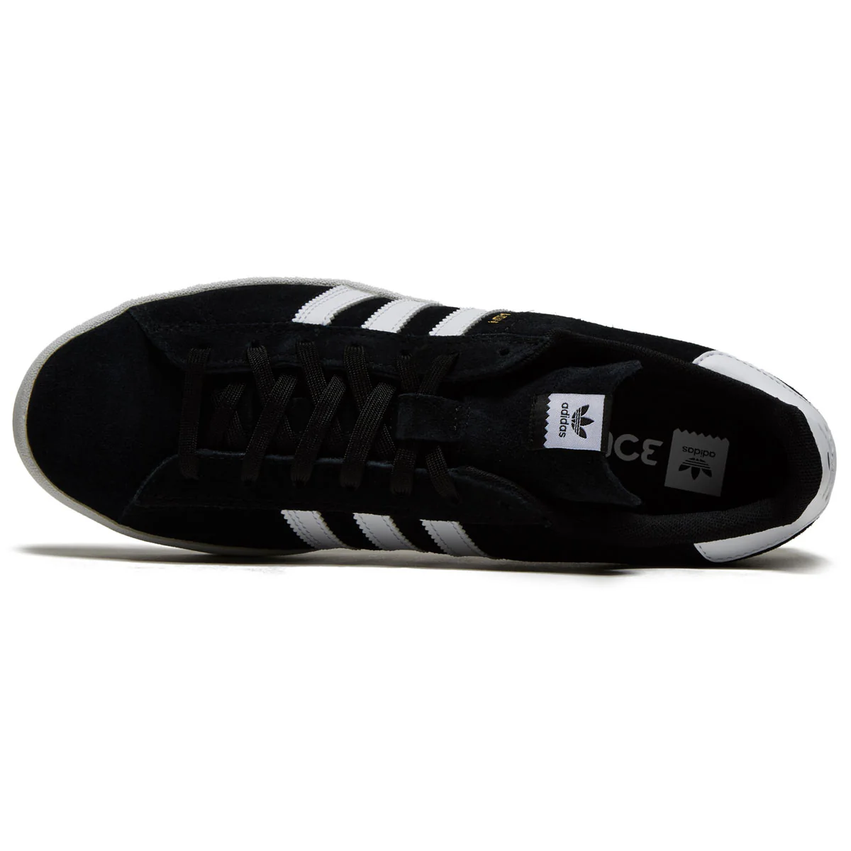 Adidas Campus ADV Shoes - Black/White/White - Image 3
