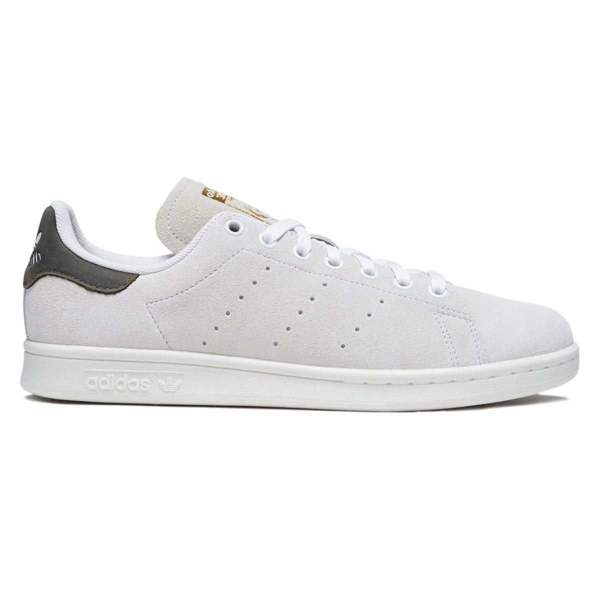 Adidas Stan Smith ADV Shoes - Crystal White/Olive Strata/Gold Metallic