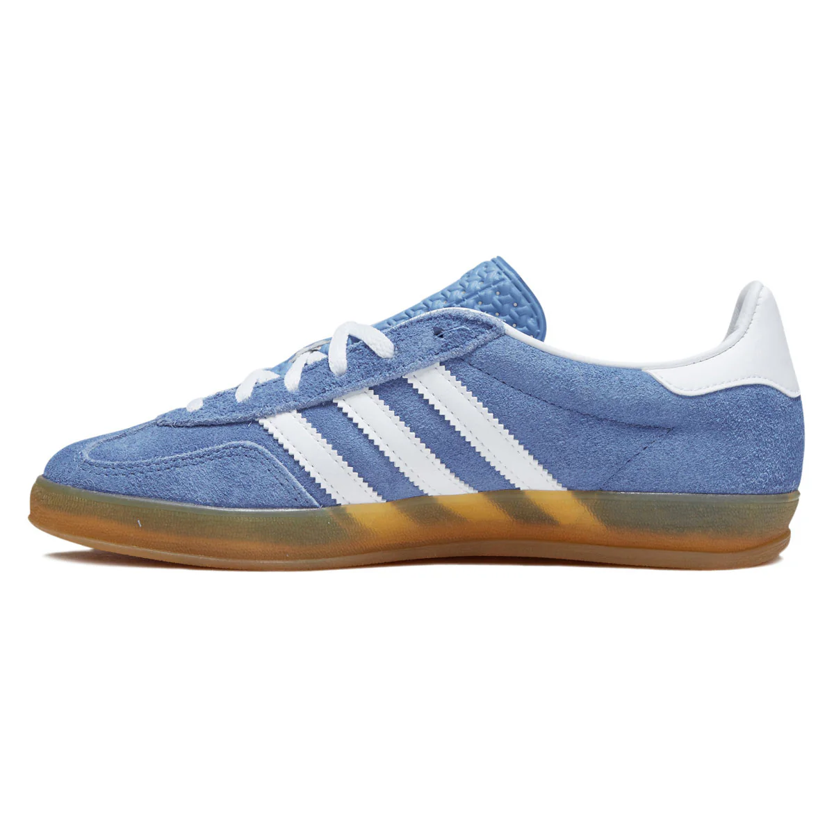 Adidas Womens Gazelle Indoor Shoes - Blue Fusion/Ftwr White/Gold Metallic - Image 2