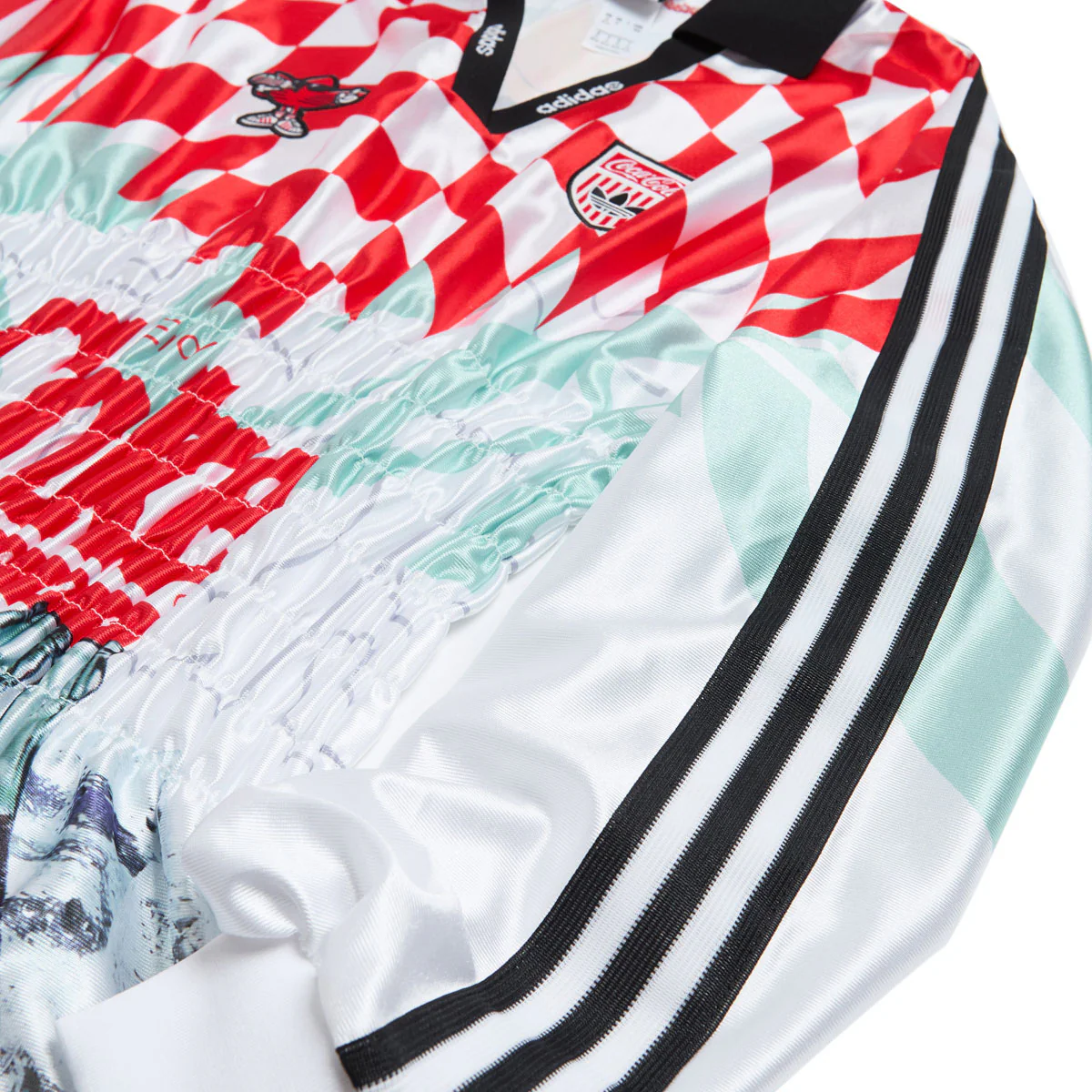 Adidas x Coca Cola Womens Mashup Jersey - White/Multicolor - Image 5