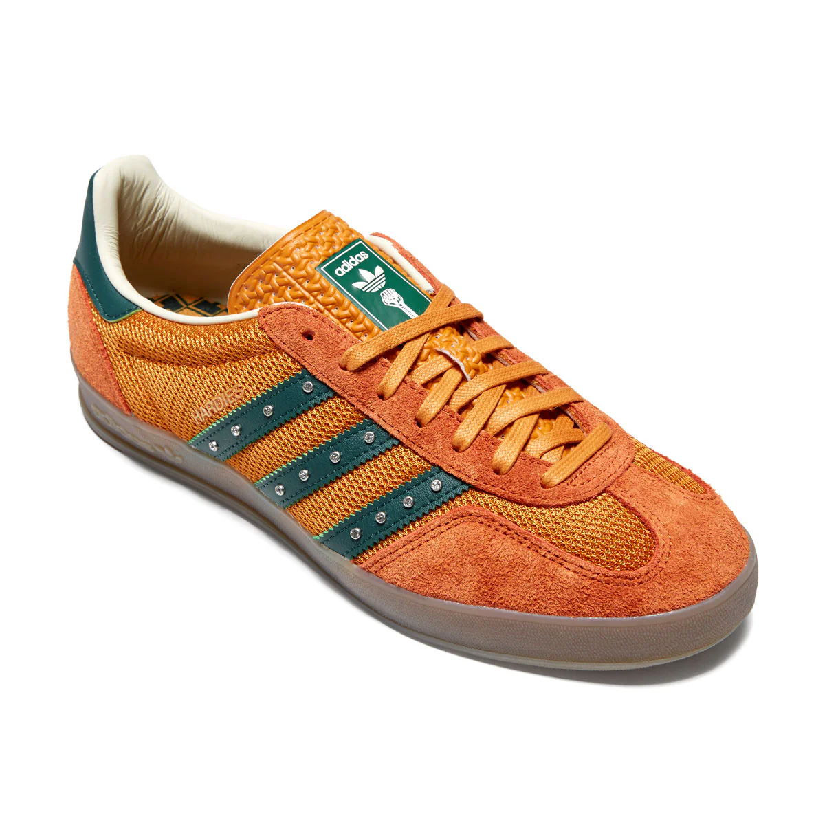 Adidas x Hardies Gazelle Shoes - Rust Orange/Collegiate Green/Gum - Image 5