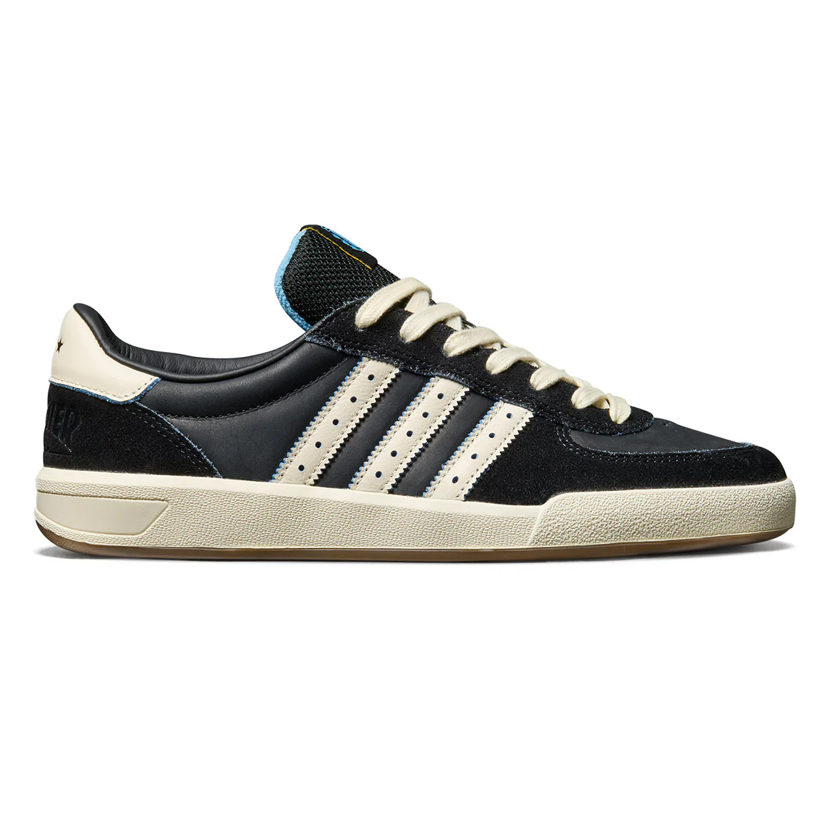 Adidas x Thrasher Glenburn Shoes - Core Black/Cream White/Gum