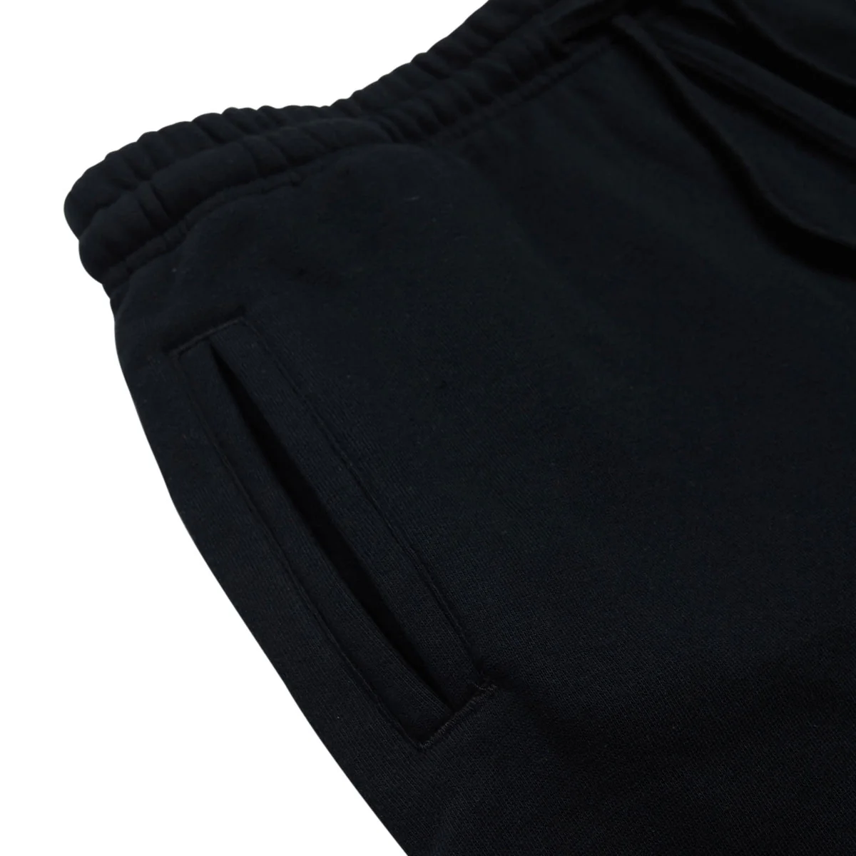 Anti-Hero Basic Eagle Sweat Shorts - Black/Yellow - Image 4