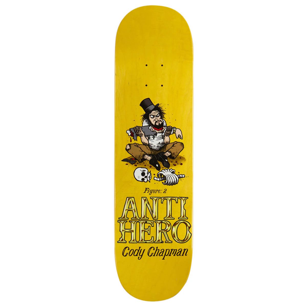 Anti-Hero Chapman Eat The Rich Skateboard Deck - 8.32"