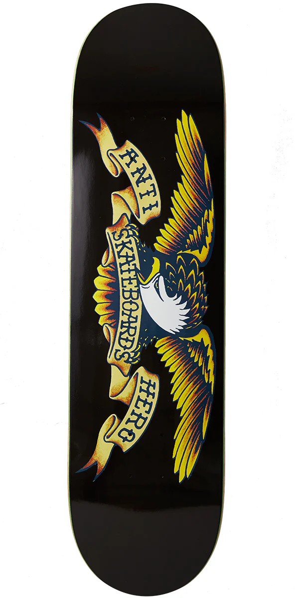 Anti-Hero Classic Eagle Skateboard Deck - Black - 8.125"