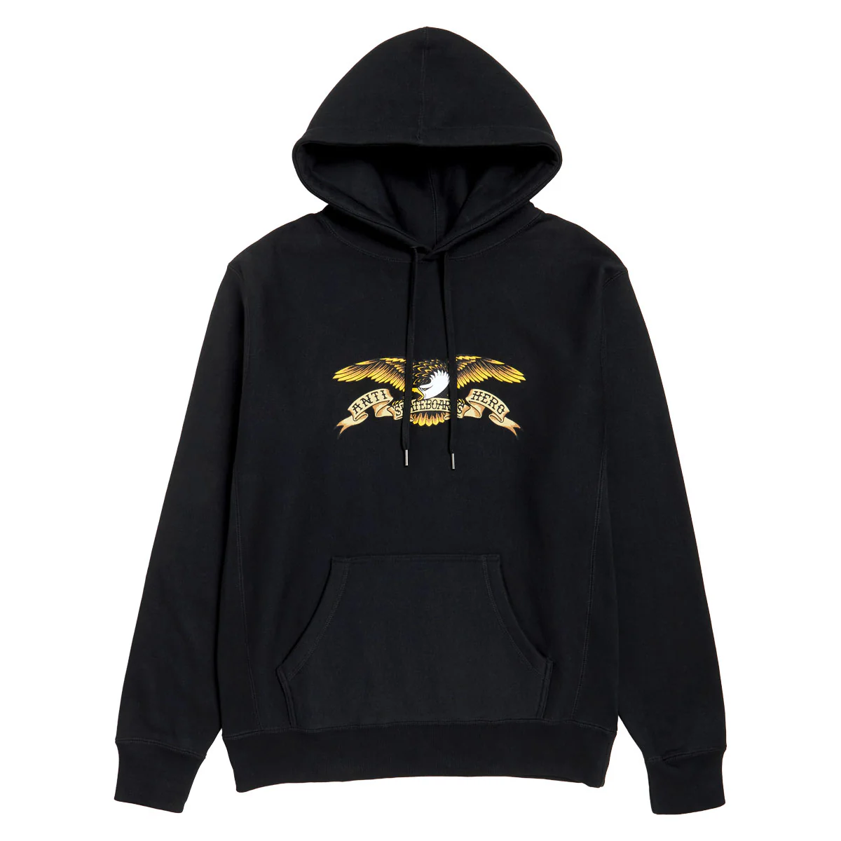Anti-Hero Eagle Hoodie - Black/Black Multi Color