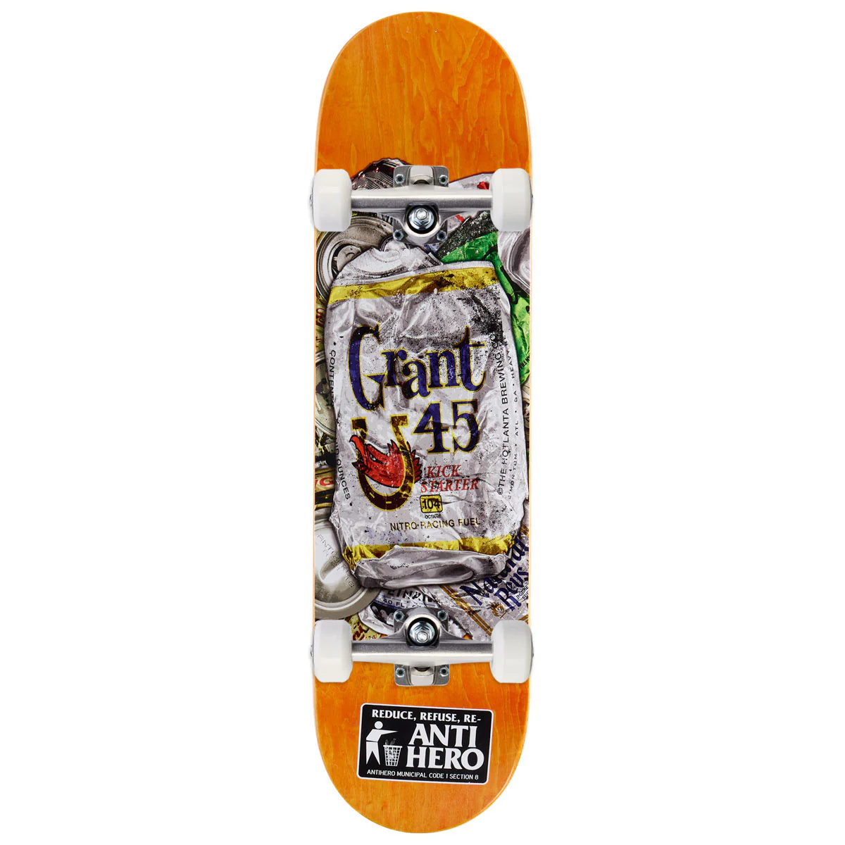 Anti-Hero Grant Refuse Skateboard Complete - 8.40"