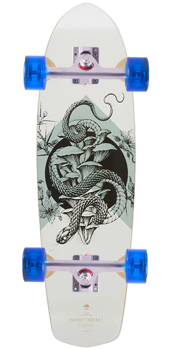 Arbor Bamboo Pocket Rocket 27" Longboard Cruiser Complete