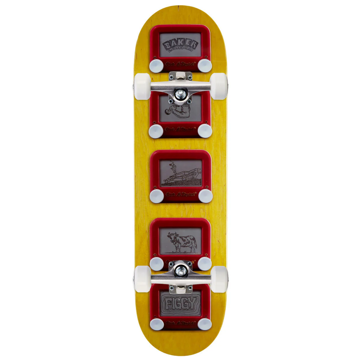 Baker Justin Figgy Figueroa Head On Collision Skateboard Complete - 8.25"