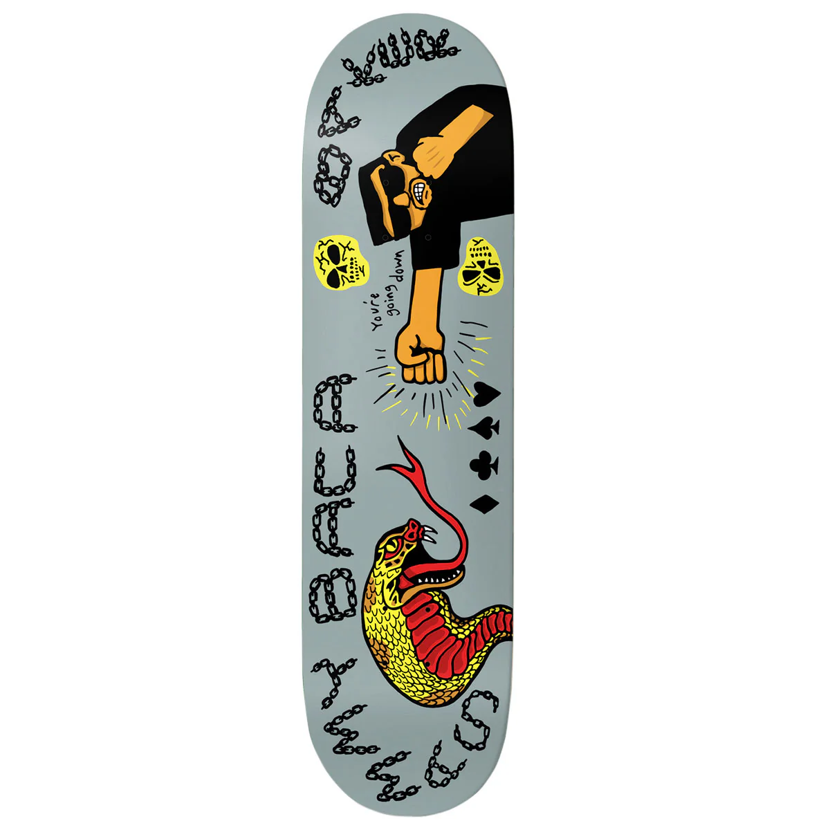 Baker Sammy Baca Going Down Skateboard Deck - 8.25"