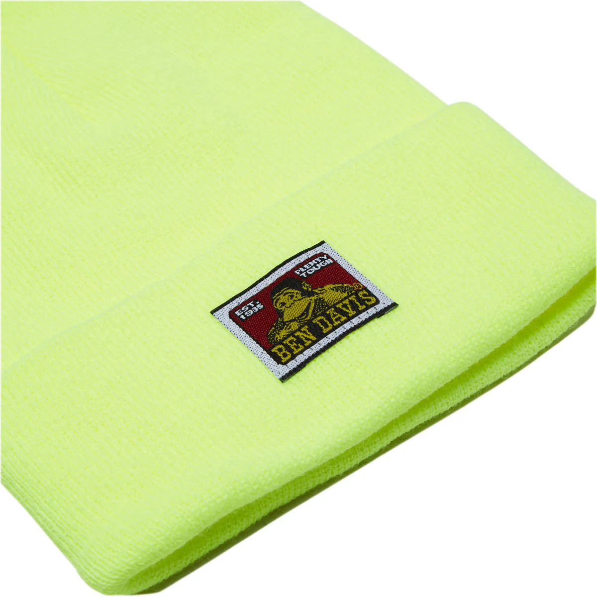 Ben Davis Beanie - Safety Yellow - Image 2