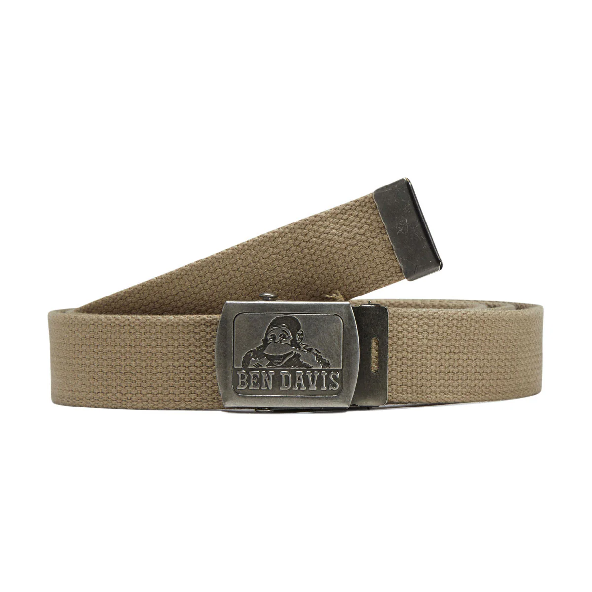 Ben Davis Cotton Webbing Belt - Khaki