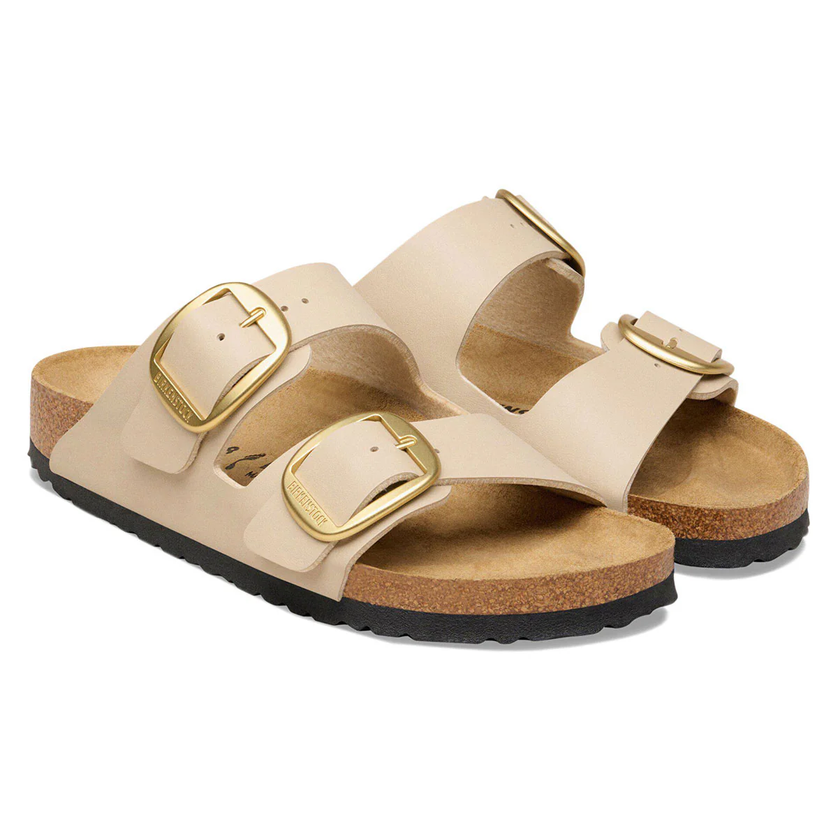 Birkenstock Womens Arizona Big Buckle Sandals Shoes - Sandcastle Birko-Flor - Image 2