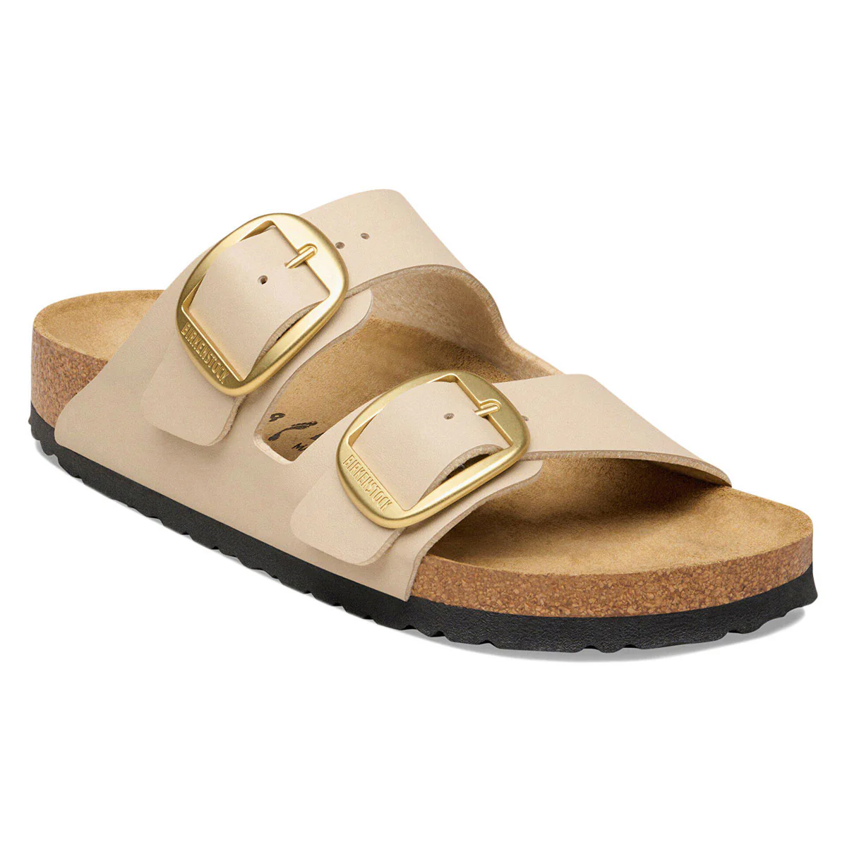 Birkenstock Womens Arizona Big Buckle Sandals Shoes - Sandcastle Birko-Flor - Image 5