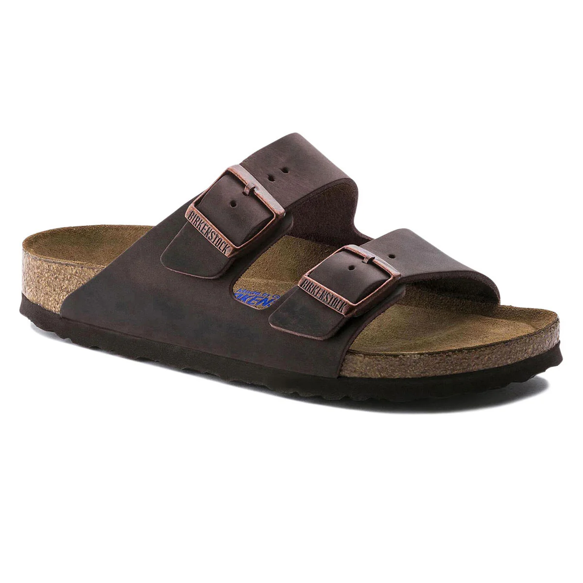 Birkenstock Womens Arizona Soft Footbed Sandals Shoes - Habana Oiled Leather - Image 5