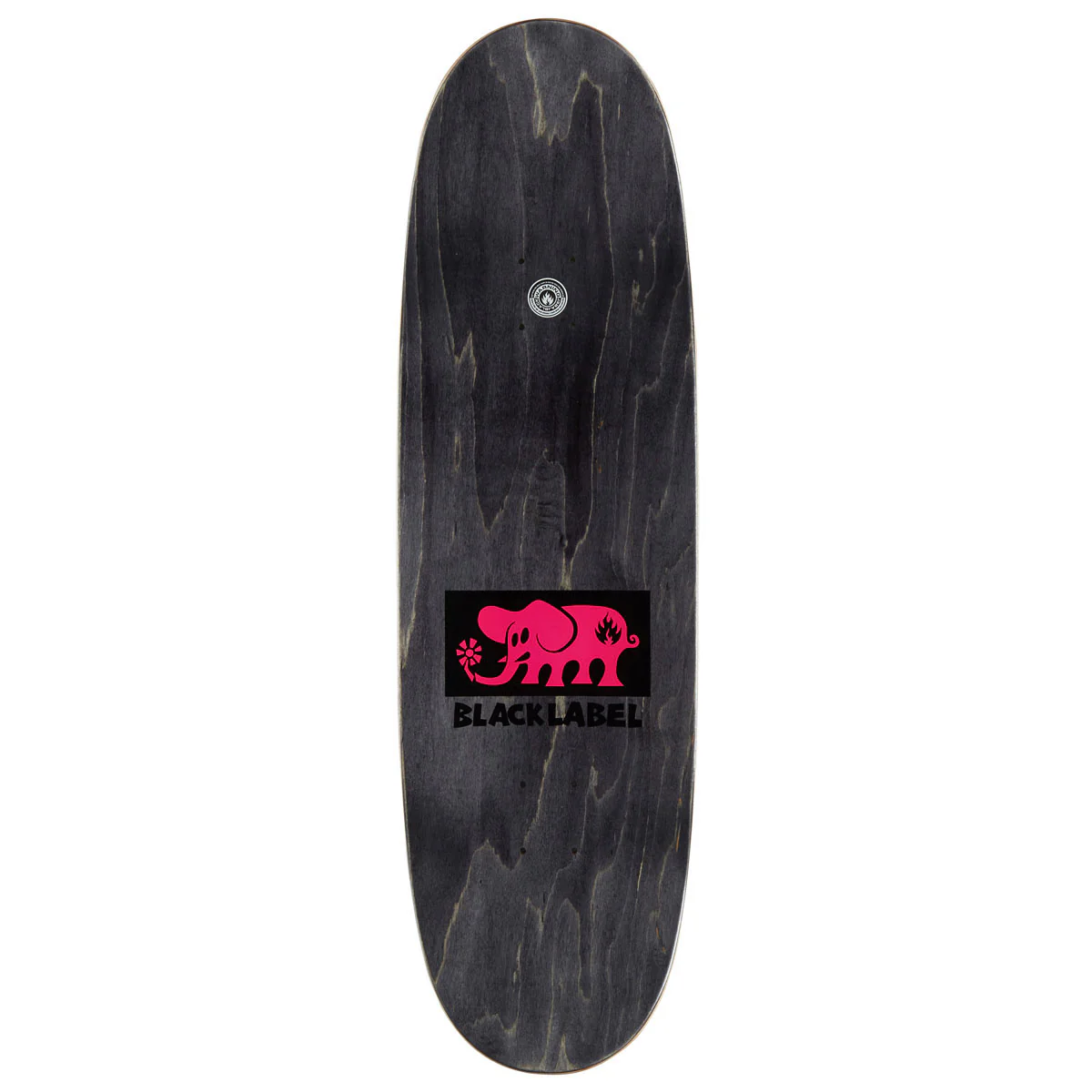 Black Label Elephant Block Tugboat Shape Skateboard Deck - Pink - 9.50" - Image 2