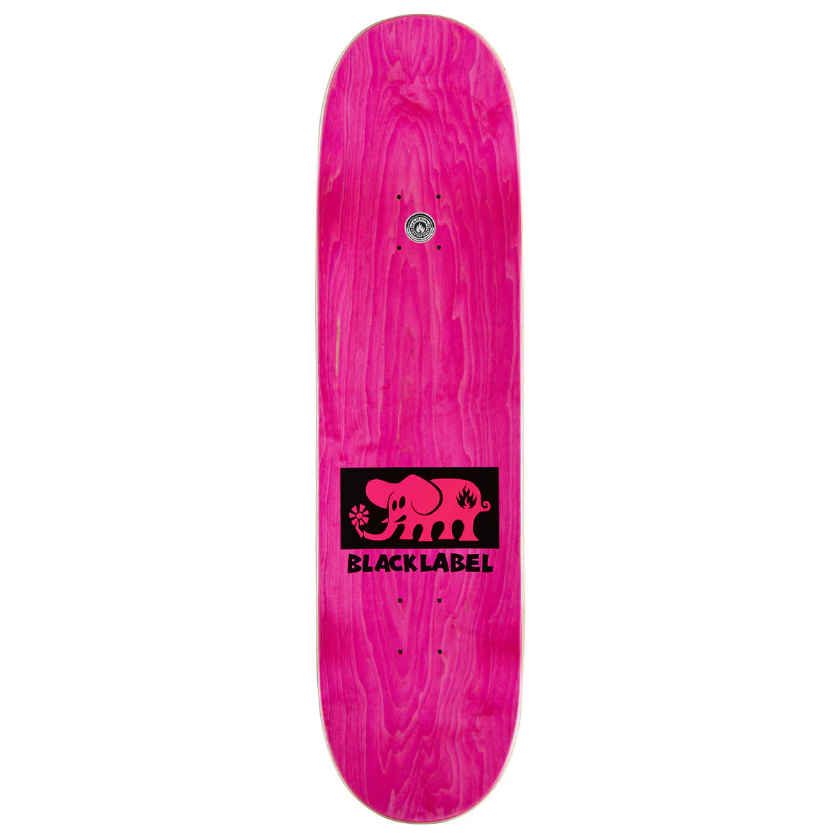 Black Label Elephant Block Skateboard Complete - Pink - 8.50" - Image 2