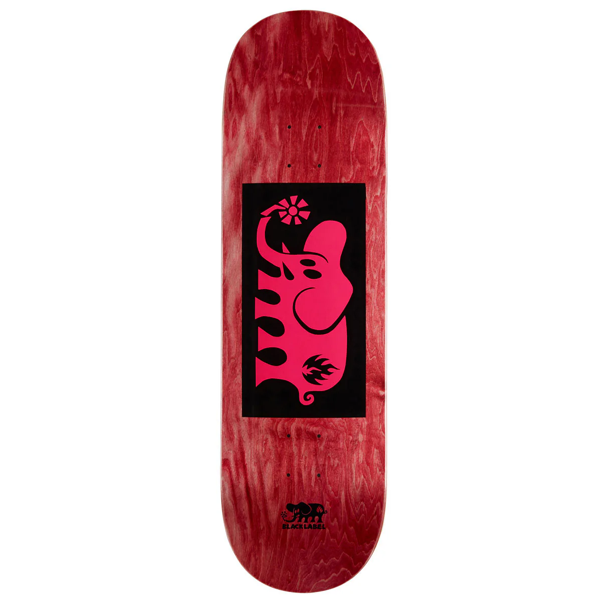 Black Label Elephant Block Skateboard Deck - Pink - 9.00"