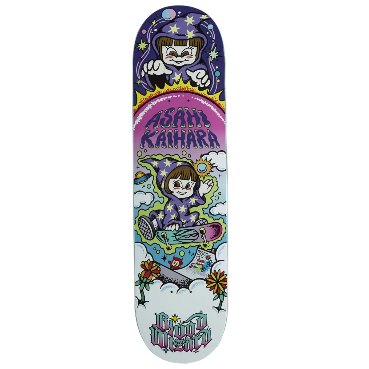Blood Wizard Asahi Wizard Skateboard Deck - 8.00"