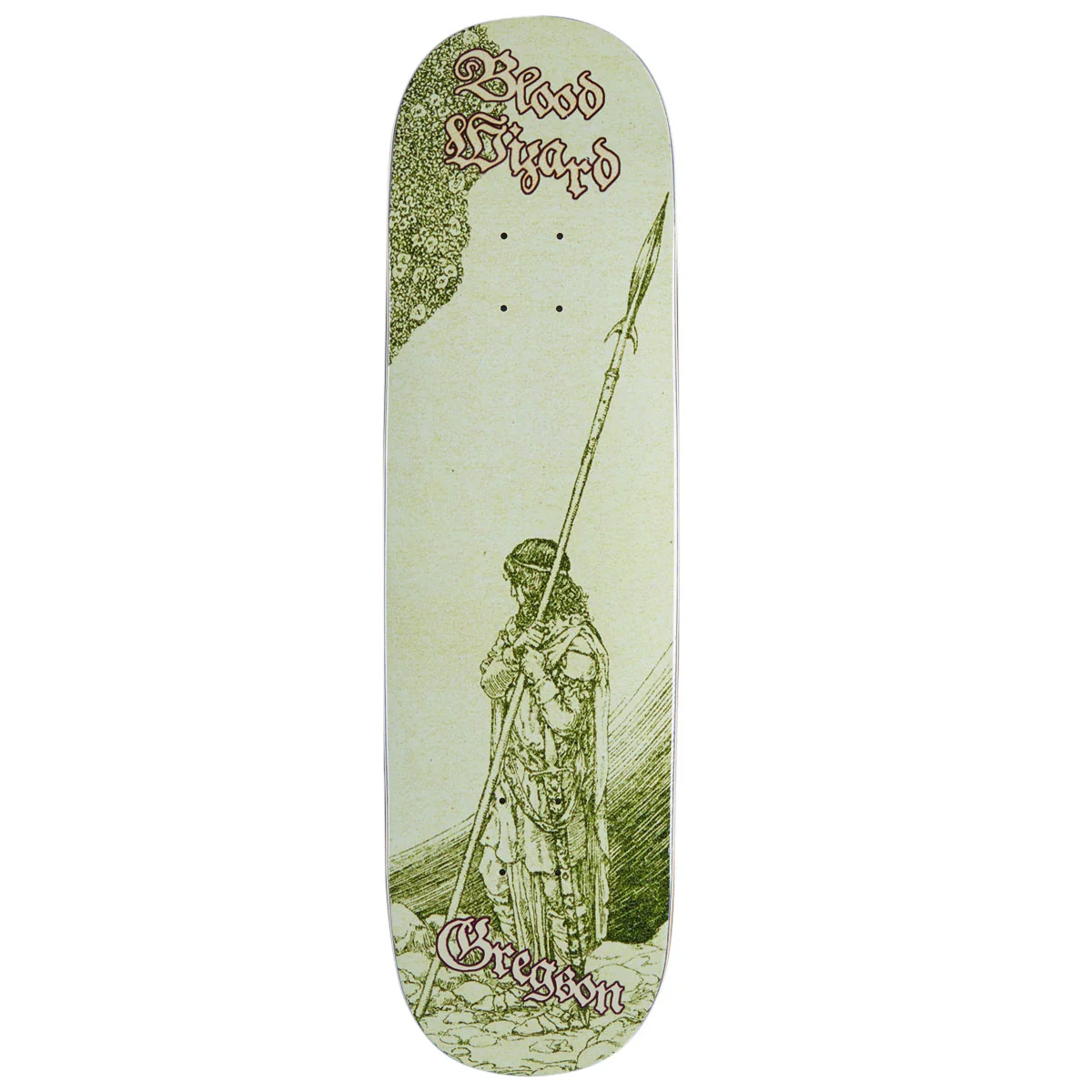Blood Wizard Stronghold Gregson Saint Skateboard Deck - 8.60"