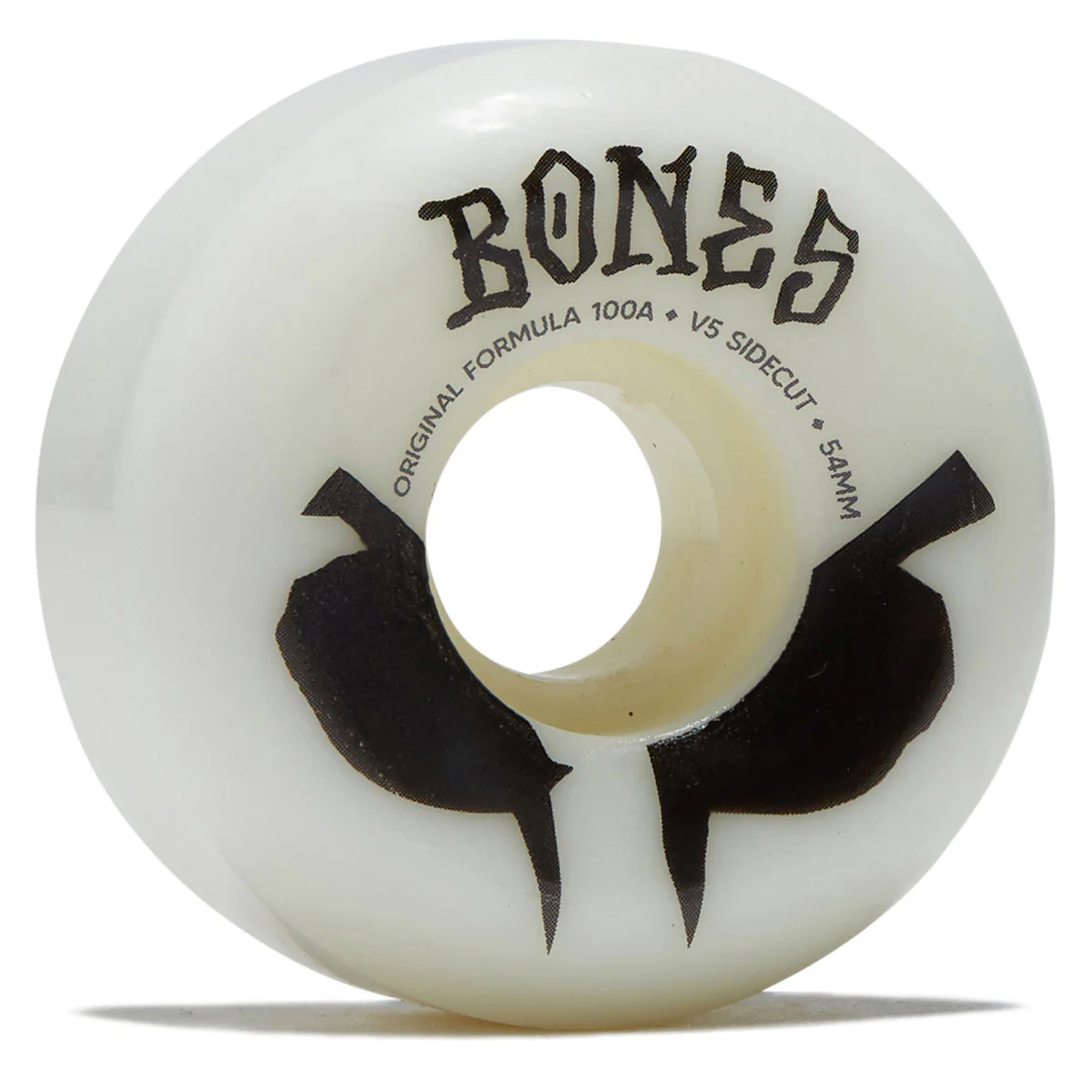 Bones 100s Sidecuts 100a V5 Sidecut Skateboard Wheels - White 2026 - 54mm