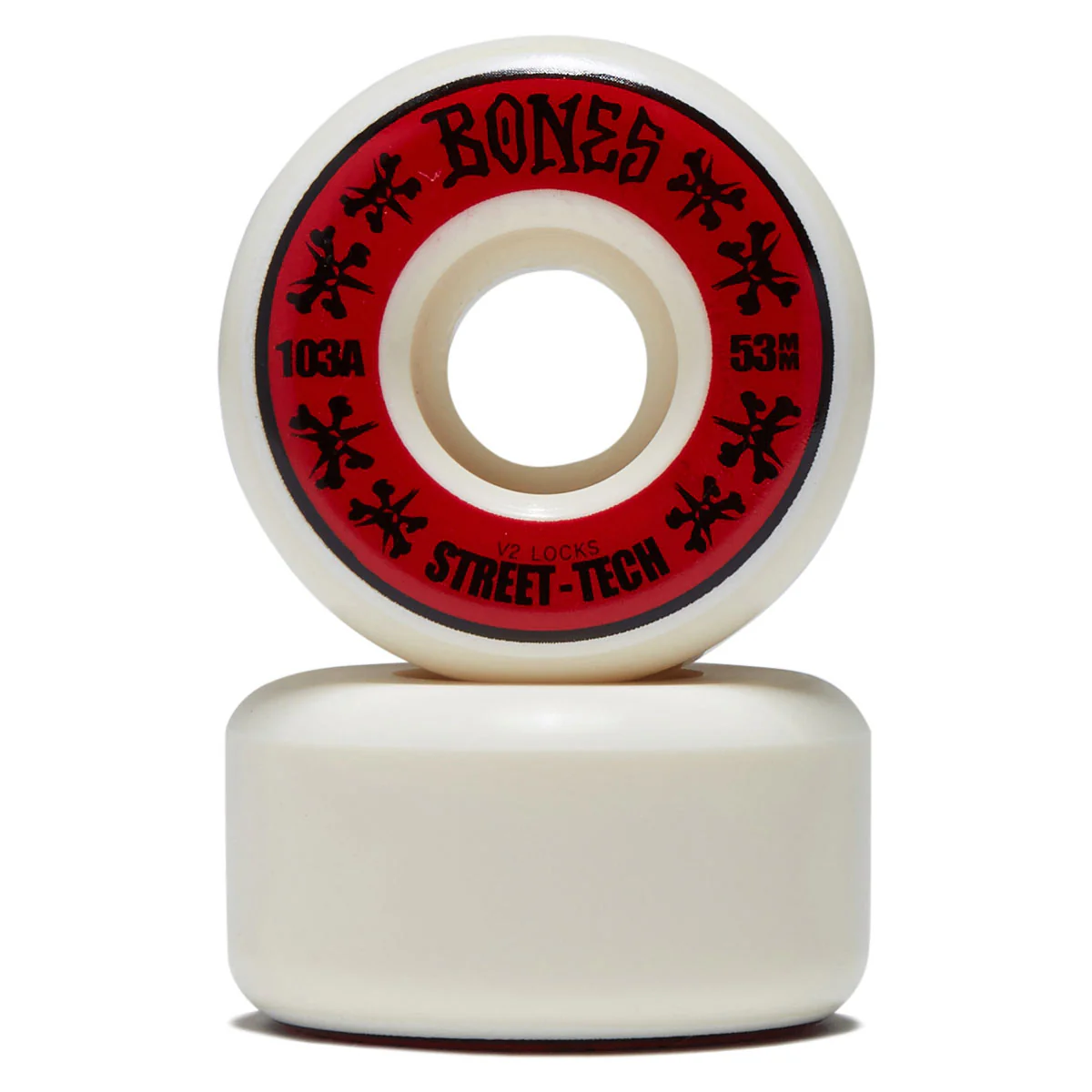 Bones STF Locks 103a V2 Lock Skateboard Wheels - 53mm - Image 2