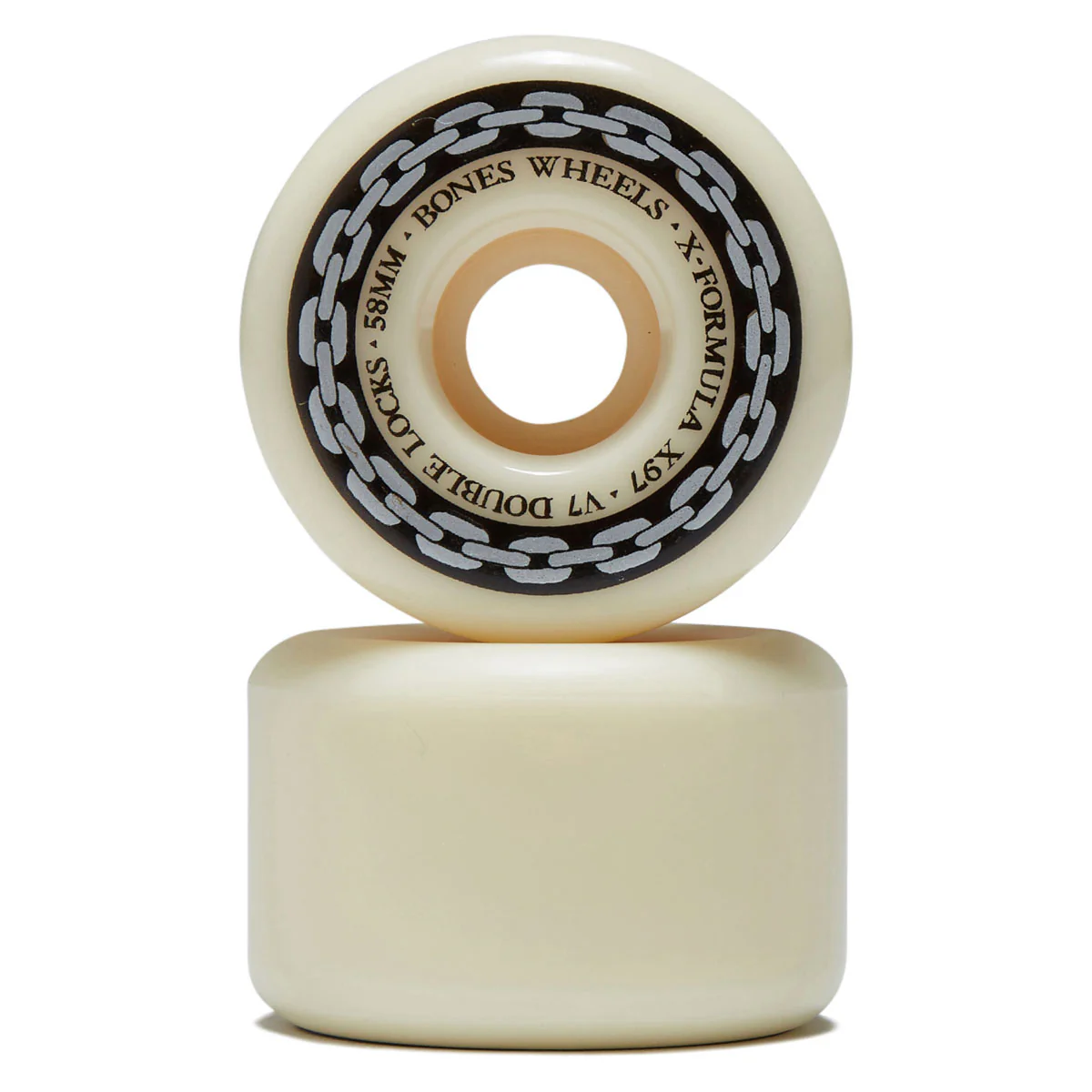 Bones X-Formula Double Locks 97a V7 Double Lock Skateboard Wheels - 58mm - Image 2