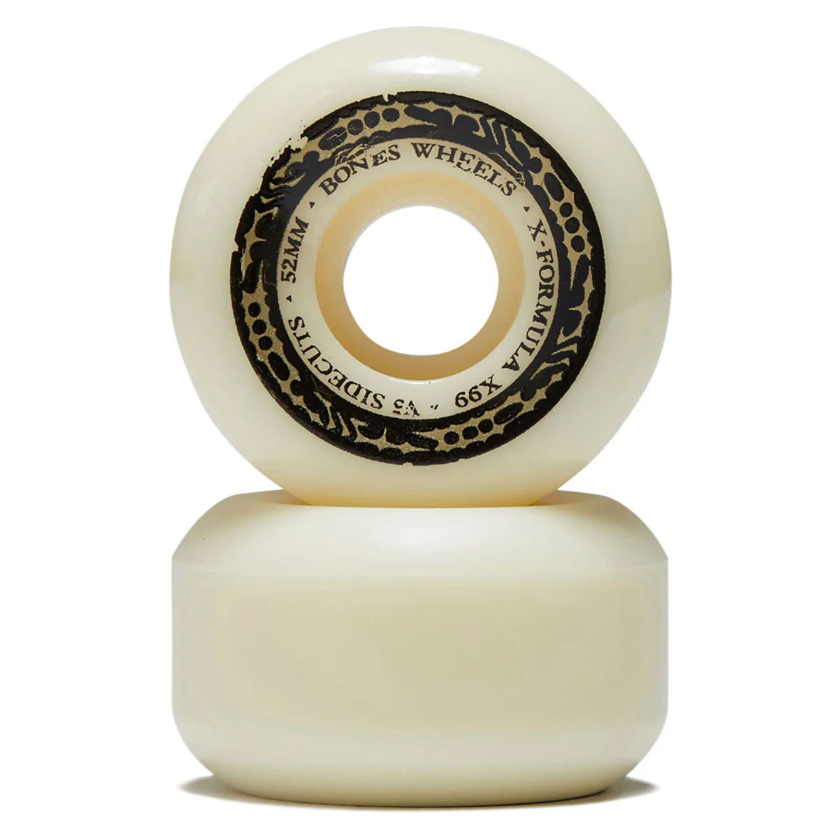 Bones X-Formula Sidecuts 99a V5 Sidecut Skateboard Wheels - 52mm - Image 2