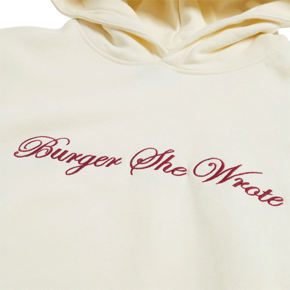 Brixton Burger She Wrote Hoodie - Natural - Image 3