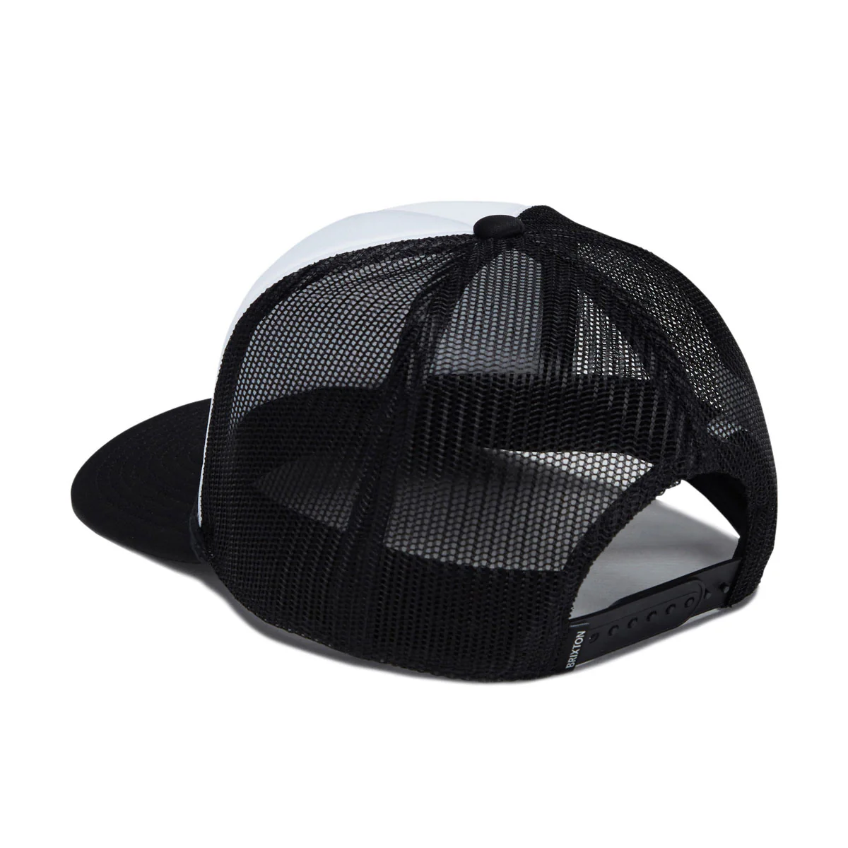Brixton Clemont Trucker Hat - Black/White - Image 2