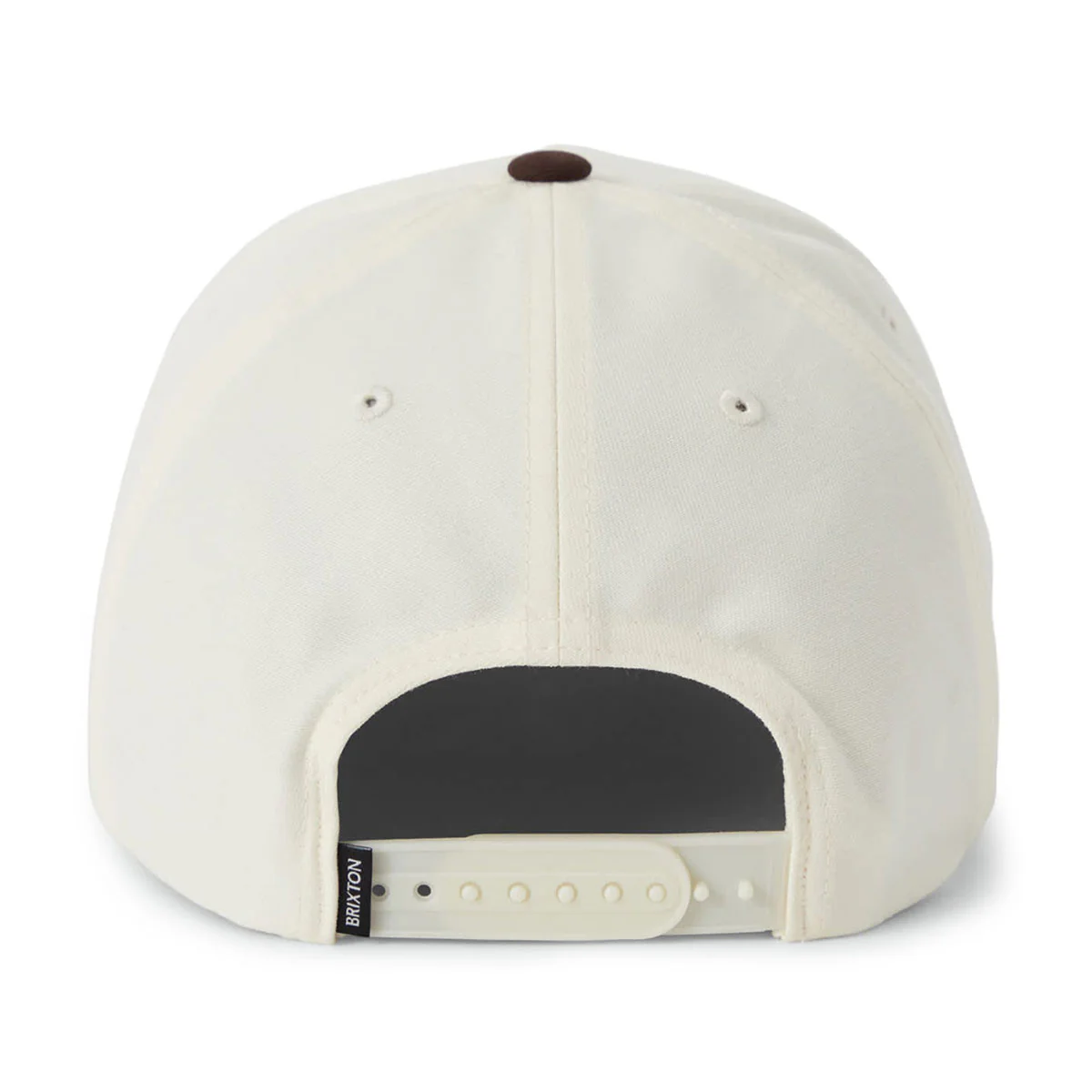 Brixton Forget The Cowboy Netplus MP Snapback Hat - Chocolate/Off White - Image 5