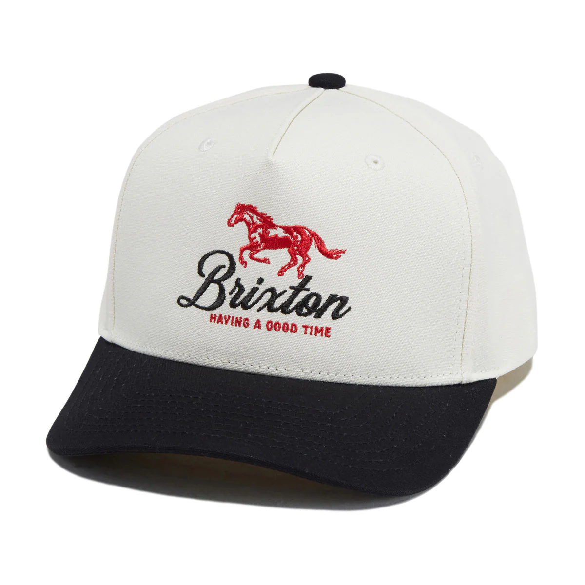 Brixton Good Times C Mp Snapback Hat - Black/Whitecap