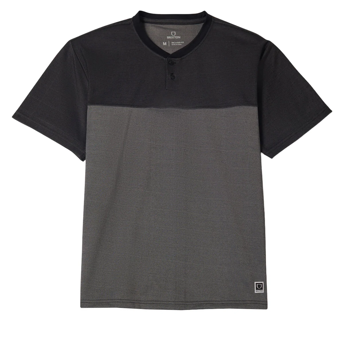Brixton Journey Henley Shirt - Black