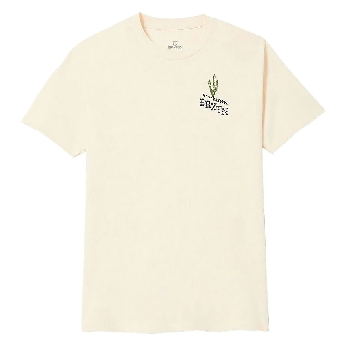 Brixton Keslo T-Shirt - Cream - Image 2