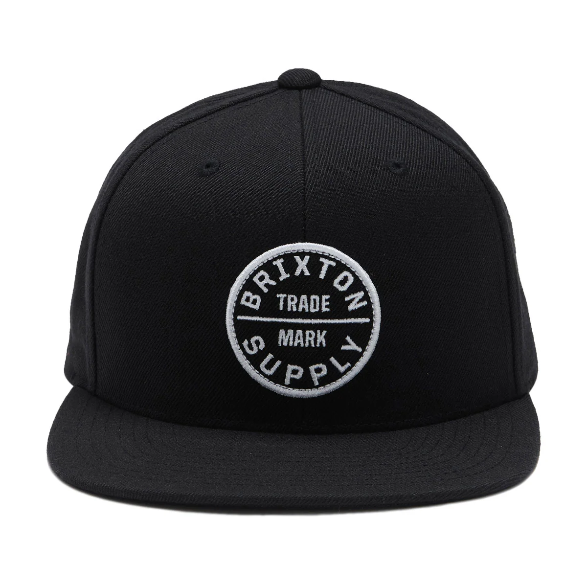 Brixton Oath III Snapback Hat - Black - Image 2