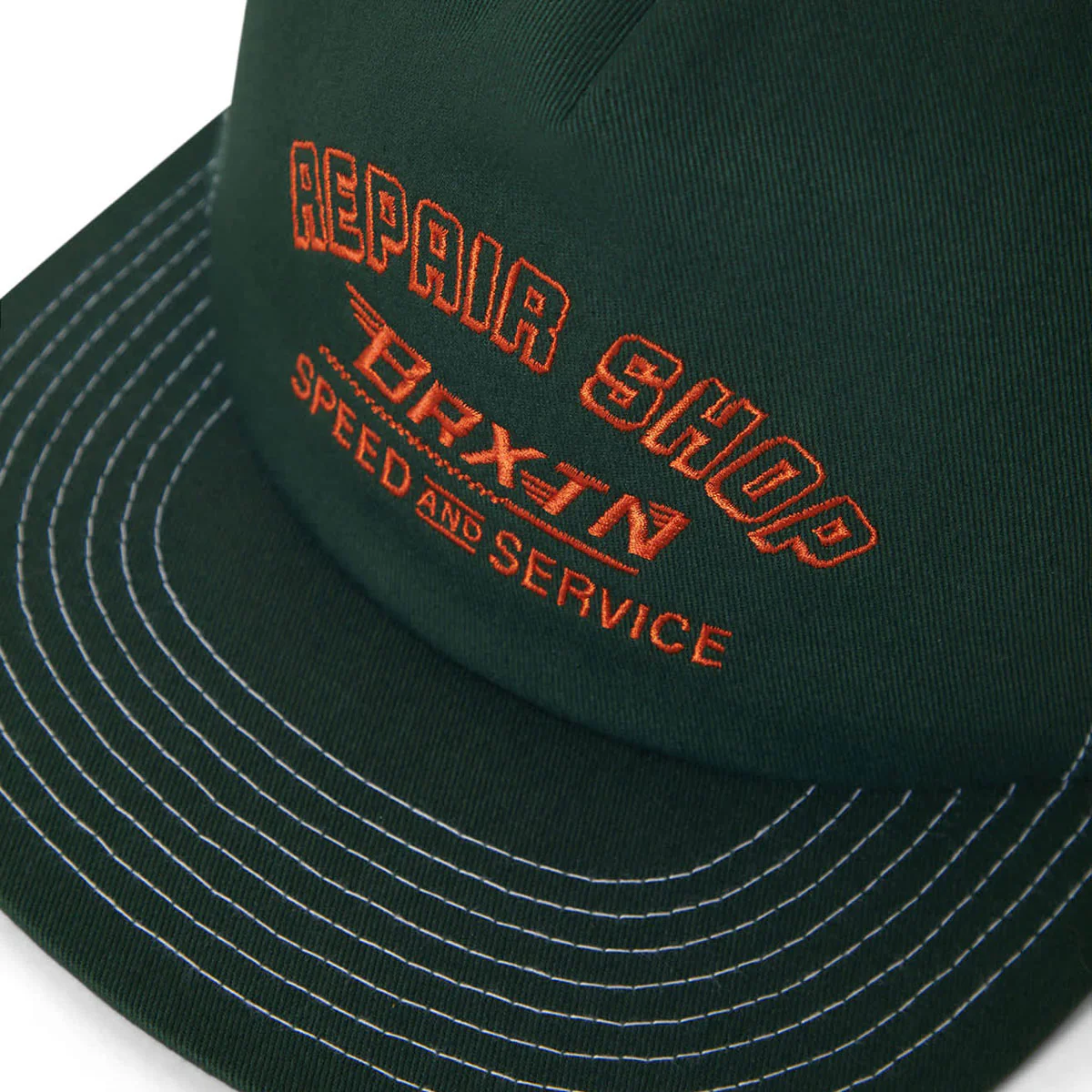 Brixton Repair Shop HP Snapback Hat - Primal Green - Image 6
