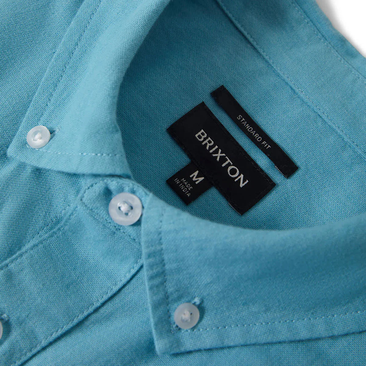 Brixton Sanford Oxford Shirt - Blue Aura - Image 6
