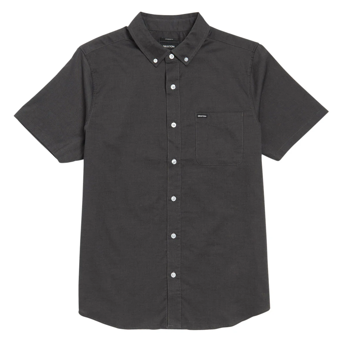 Brixton Sanford Oxford Shirt - Charcoal