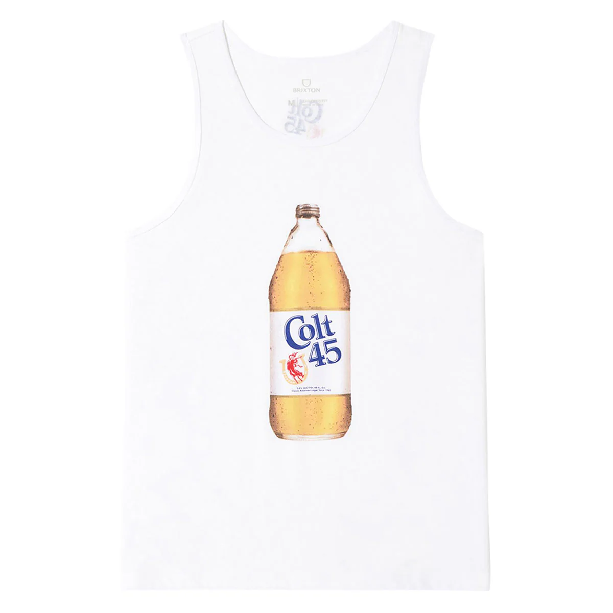 Brixton x Colt 45 Oz Tank Top - White
