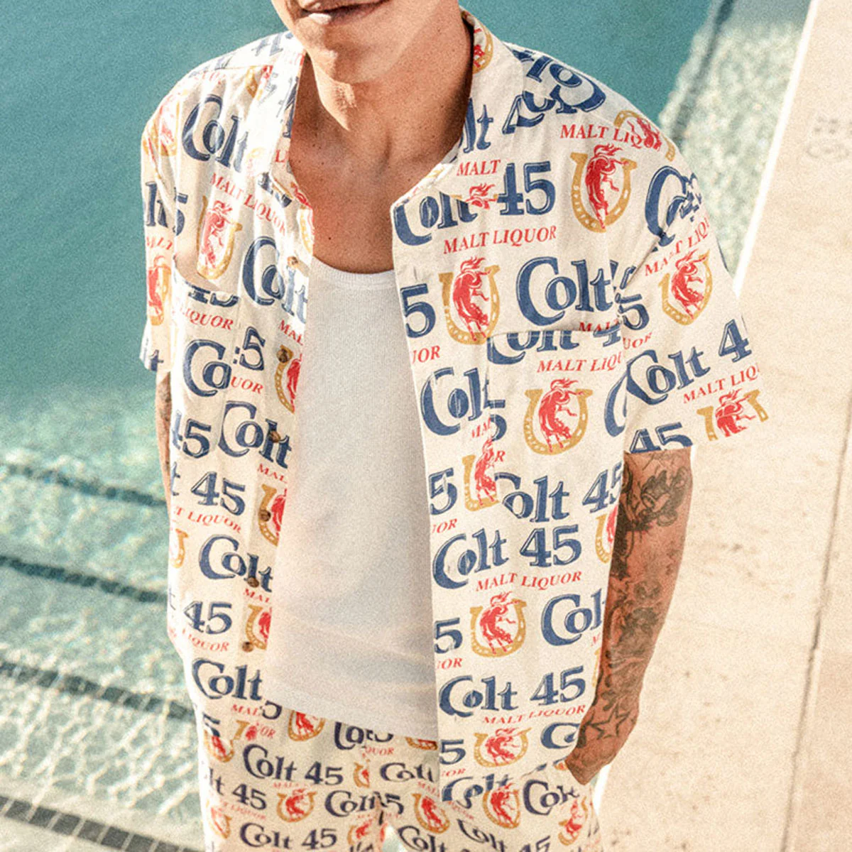 Brixton x Colt 45 Shirt - Multi - Image 6