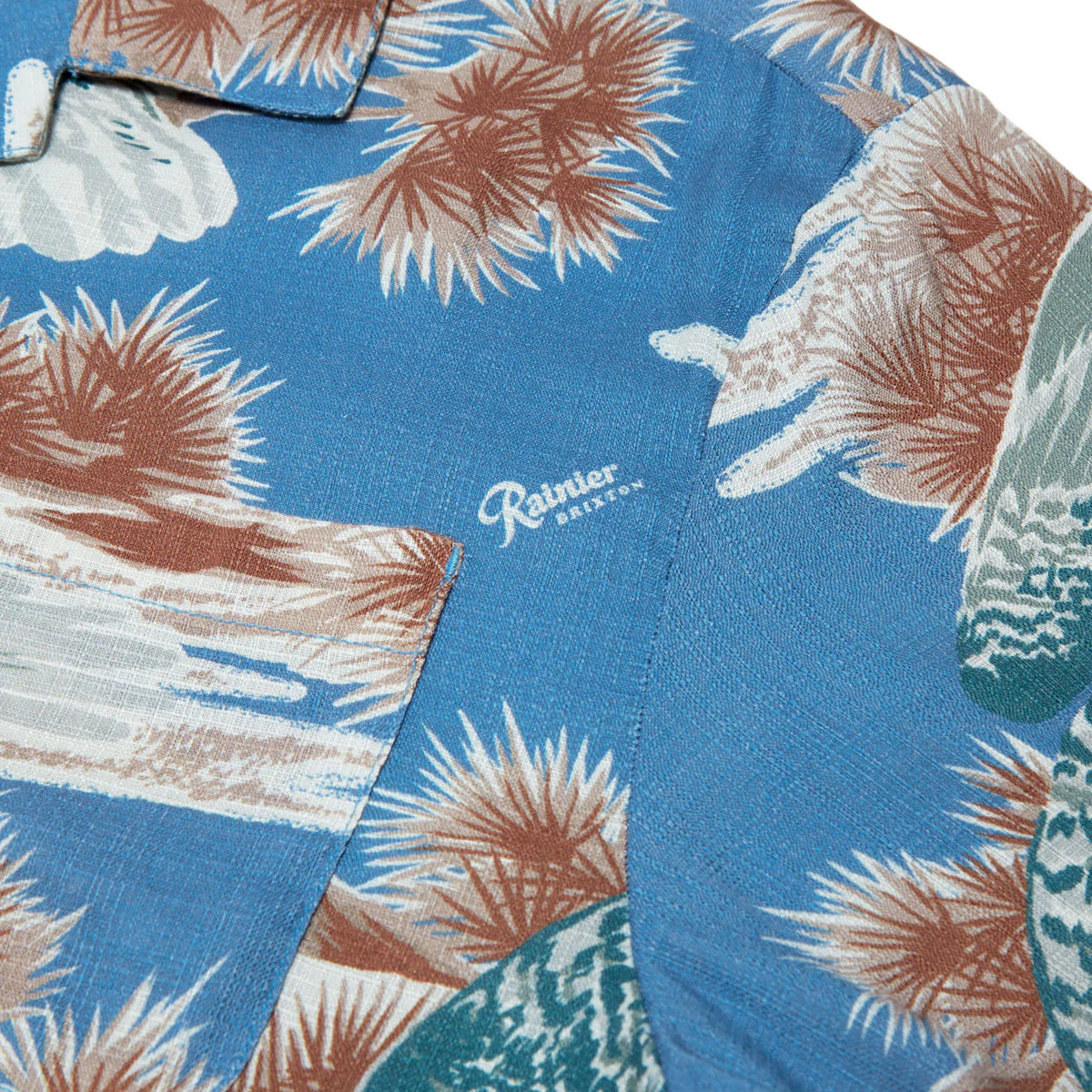 Brixton x Rainier Shirt - Blue Sky - Image 3