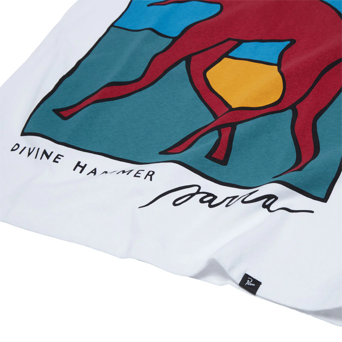 By Parra Bear Dog Hammer T-Shirt - White - Image 2