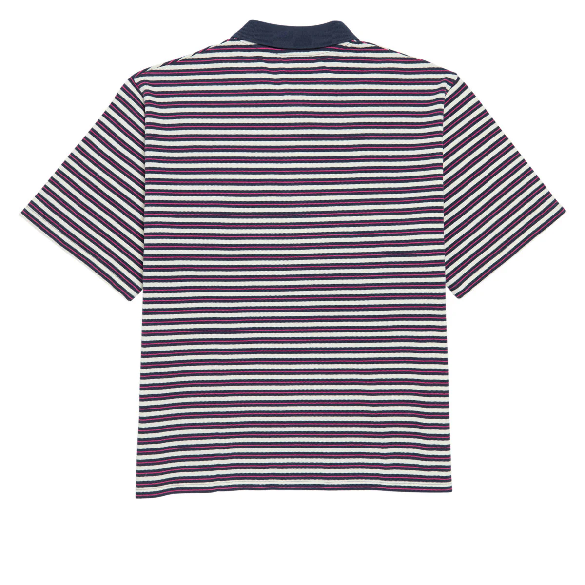 By Parra Flag Striper Polo Shirt - Purple/Pink - Image 2