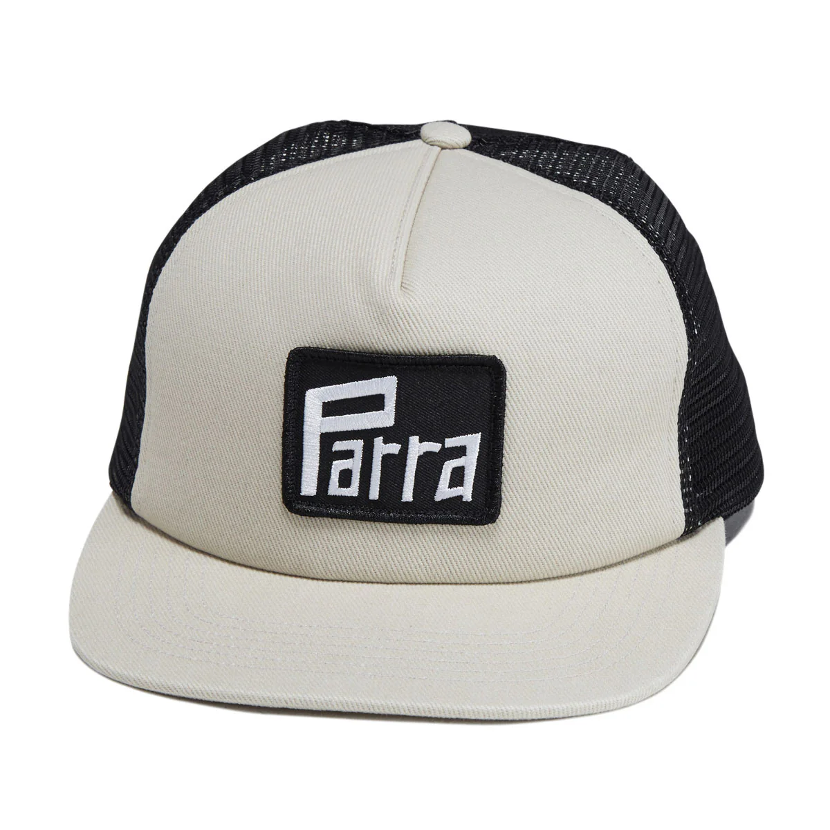 By Parra Measuring Tape Logo 5 Panel Hat - Light Grey