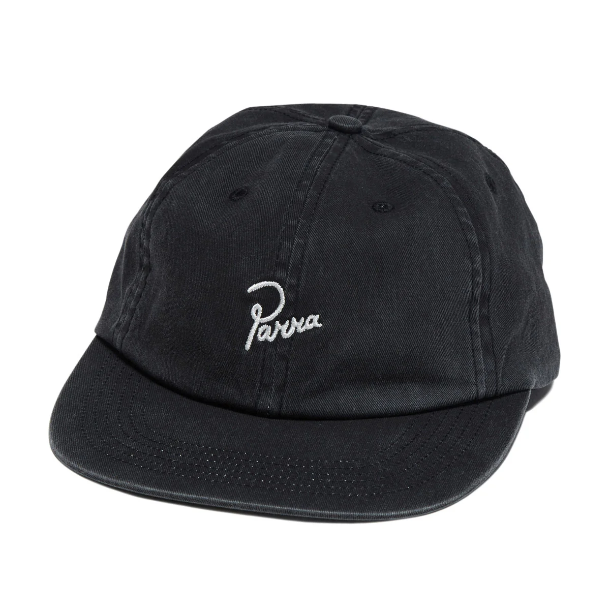 By Parra Signature 6 Panel Hat - Black Twill