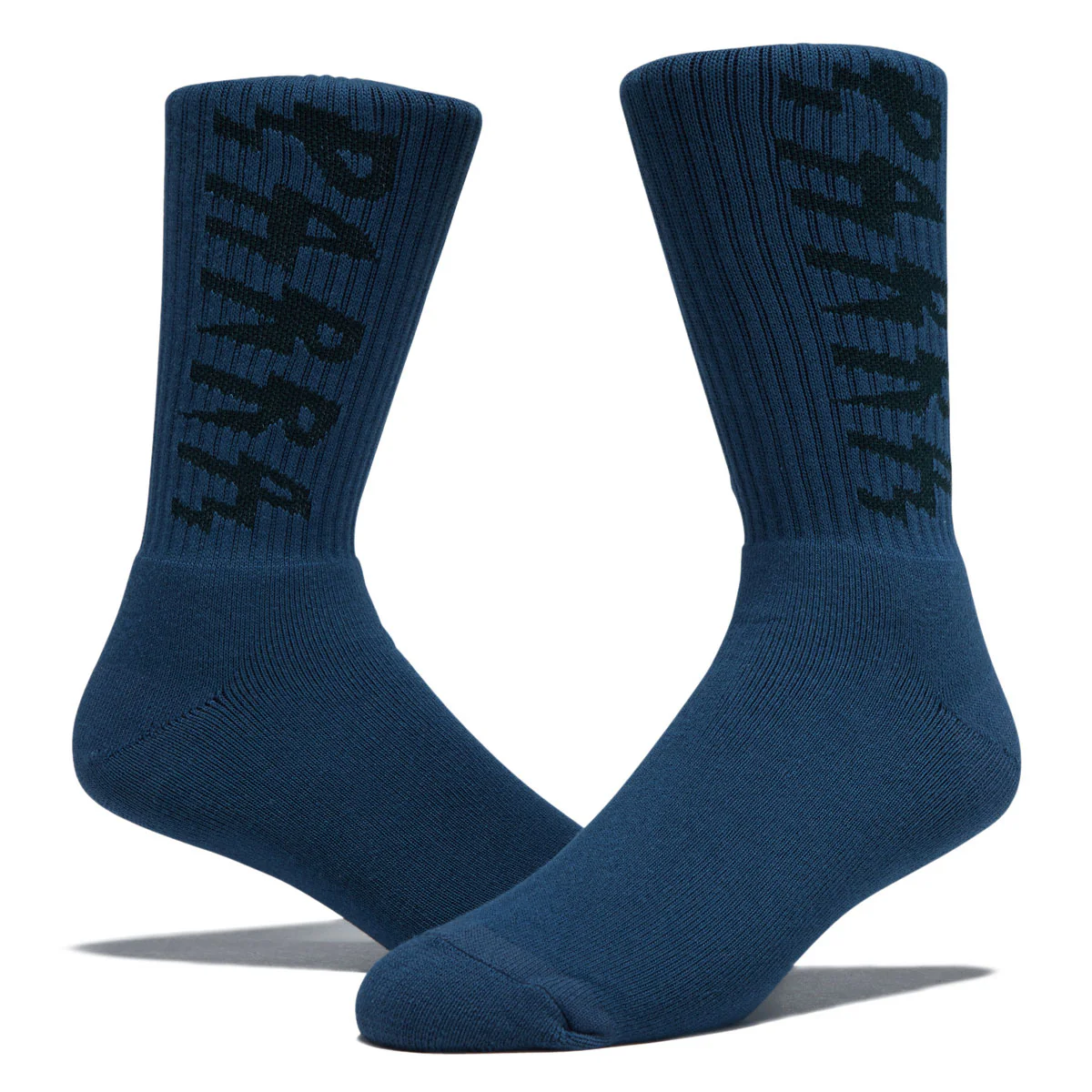 By Parra Spiked Logo Crew Socks - Dark Mallard Green - Image 2