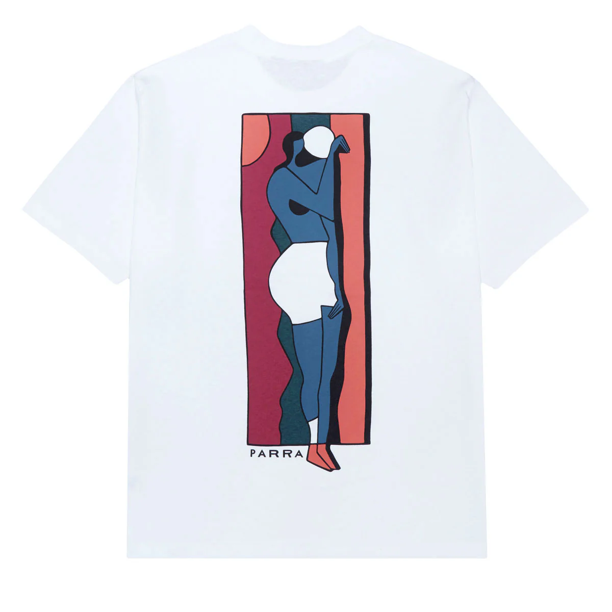 By Parra Vertical Thoughts T-Shirt - White - Image 2